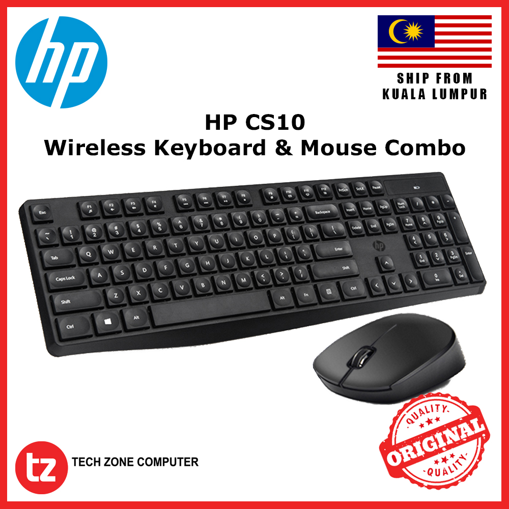 HP CS10 Wireless Keyboard & Mouse Combo